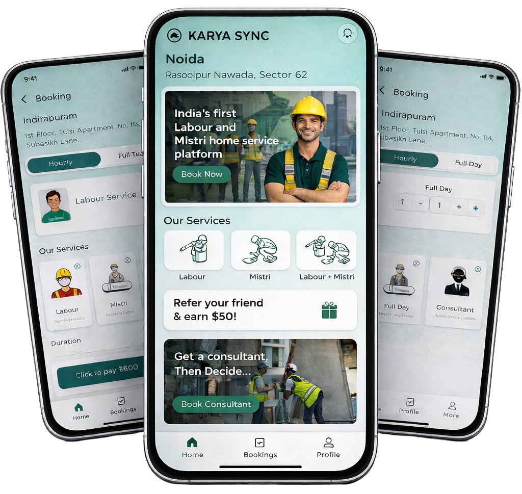 Karya Sync app preview